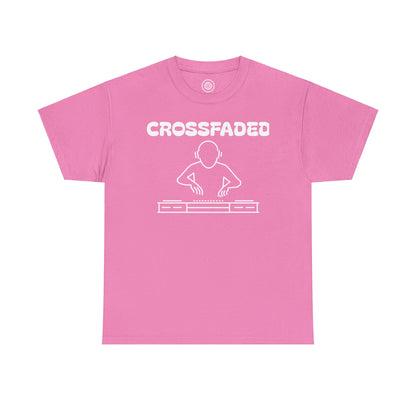 Crossfaded DJ Logo Across Chest White Lettering