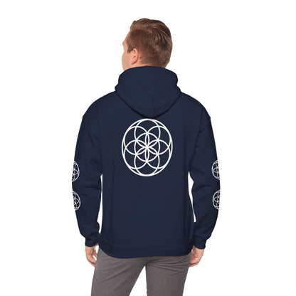 Seed of Life Mandala Hoodie All Around Print