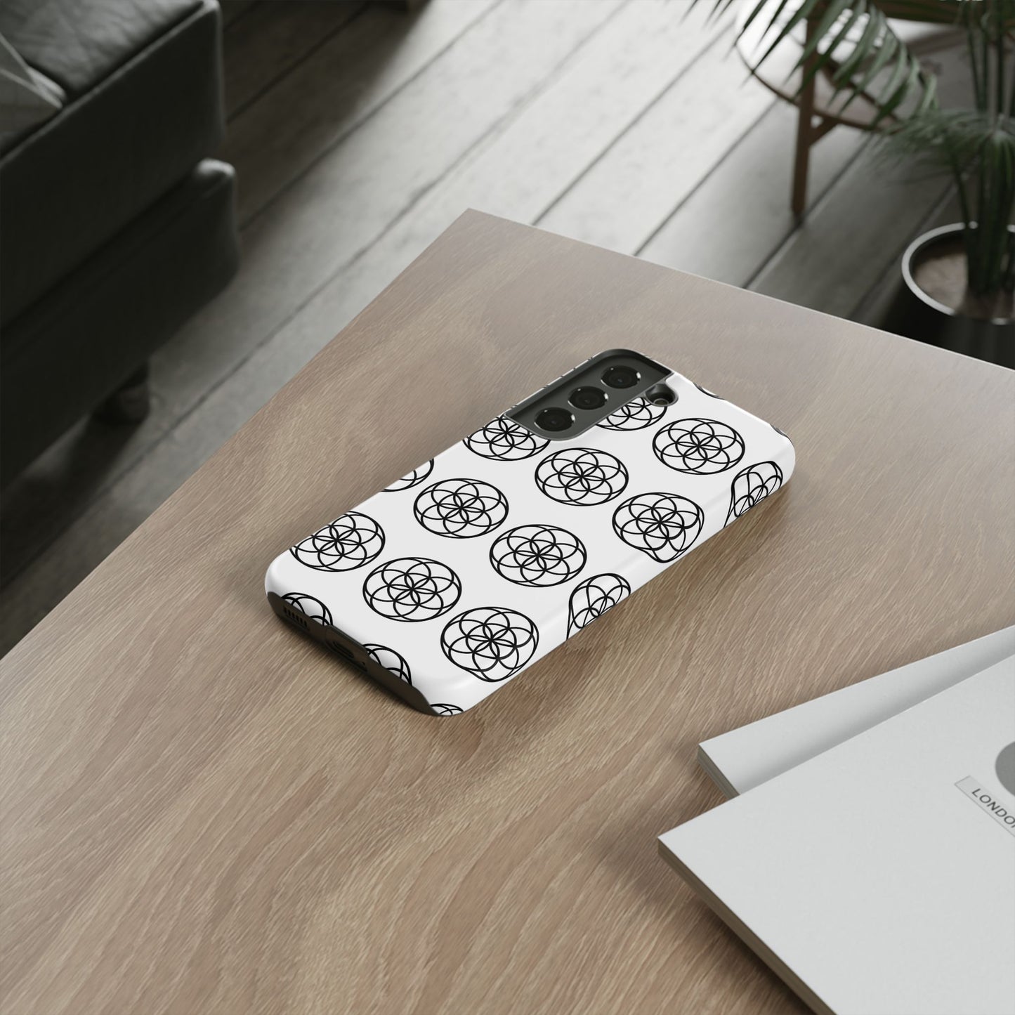 Seed Of Life Mandala Pattern Cell Phone Case