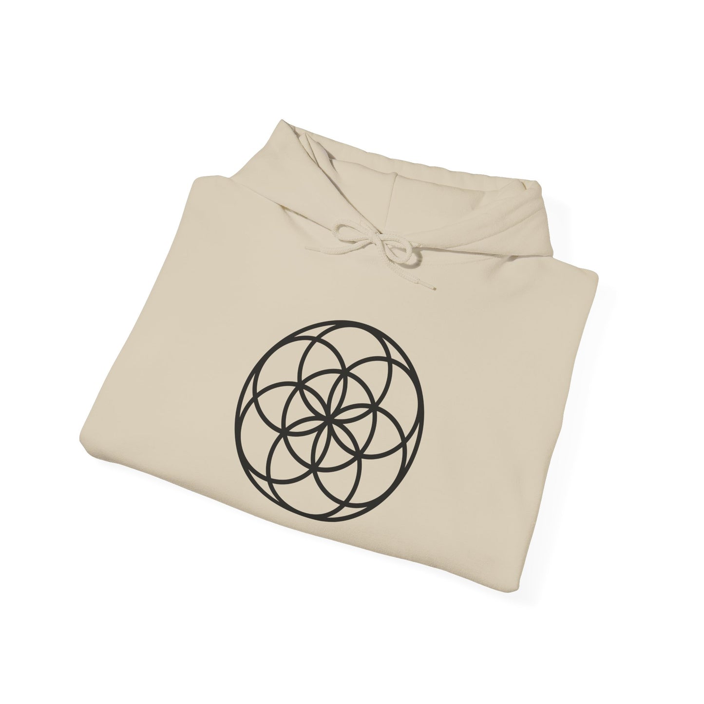 Seed of Life Mandala Hoodie All Around Print