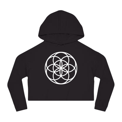 Seed Of Life Cropped Mandala Hoodie