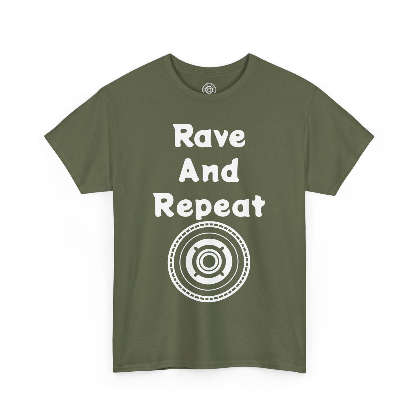 Rave And Repeat Unisex Heavy Cotton Tee - Perfect for Party Lovers