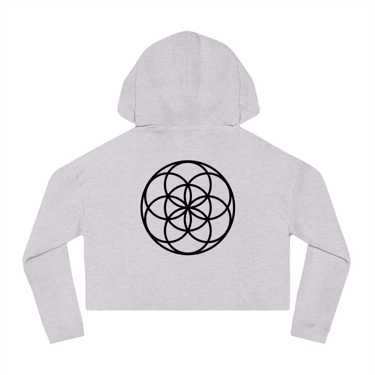 Seed Of Life Cropped Mandala Hoodie