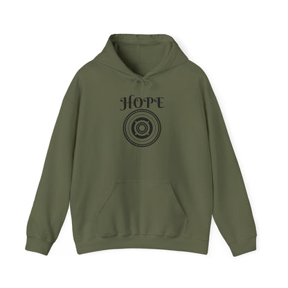 Hope Unisex Heavy Blend™ Hooded Sweatshirt - Inspirational 'HOPE' Design