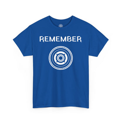 Inspirational Unisex Heavy Cotton Tee - "Remember" Graphic Shirt