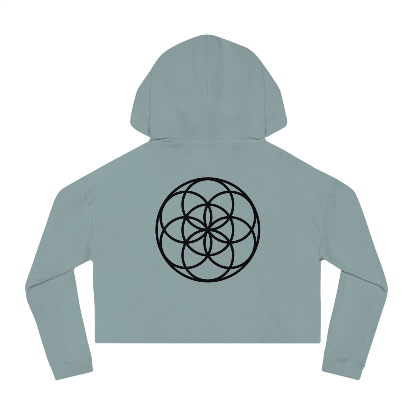 Seed Of Life Cropped Mandala Hoodie