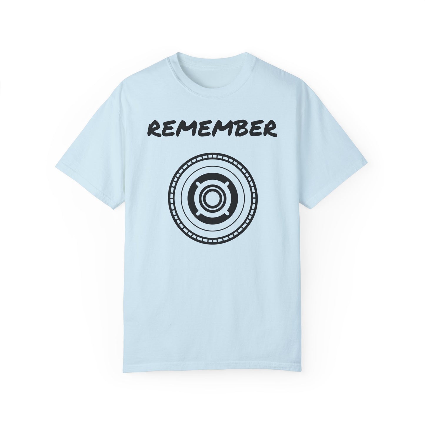 Unisex Garment-Dyed T-Shirt - "Remember" Graphic Tee for Everyday Inspiration