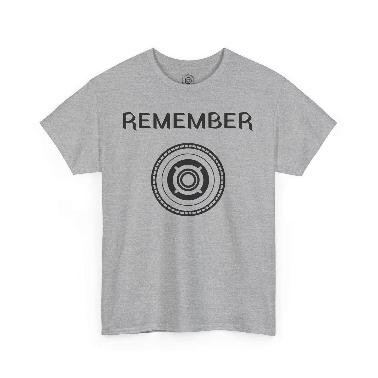 Inspirational Unisex Heavy Cotton Tee - "Remember" Graphic Shirt