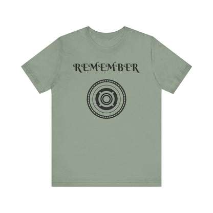 Remember Graphic Unisex Jersey Tee - Casual Reminder of Life's Moments