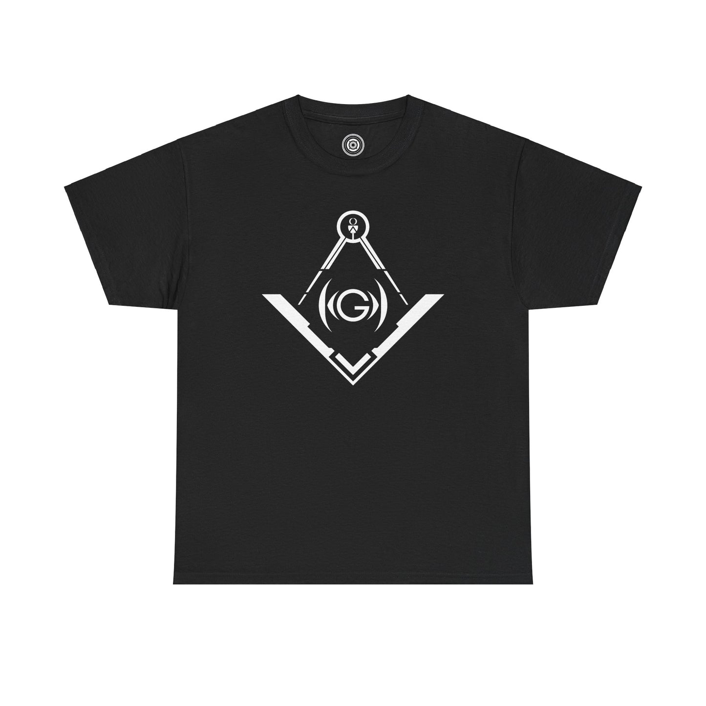 Masonic Inspired Unisex Heavy Cotton Tee - Modern Art Design