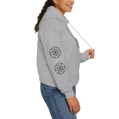 Seed of Life Mandala Hoodie All Around Print