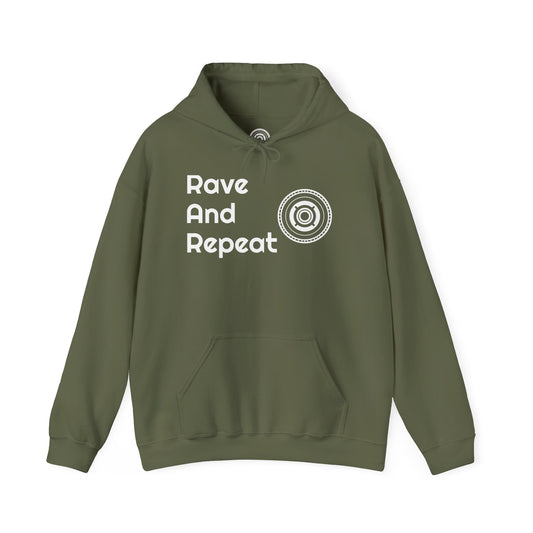 Copy of Rave And Repeat Unisex Heavy Blend Hoodie | Perfect for Music Festivals & Casual Wear