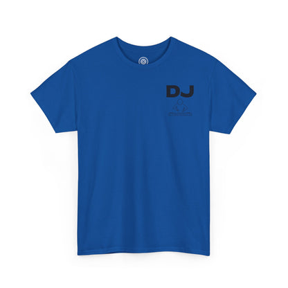 DJ and Logo on Chest Black Lettering