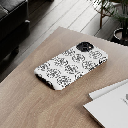 Seed Of Life Mandala Pattern Cell Phone Case