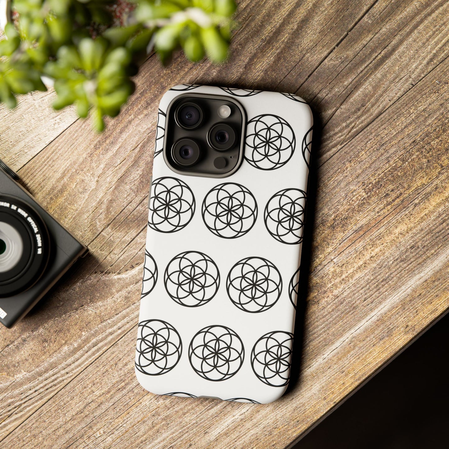 Seed Of Life Mandala Pattern Cell Phone Case