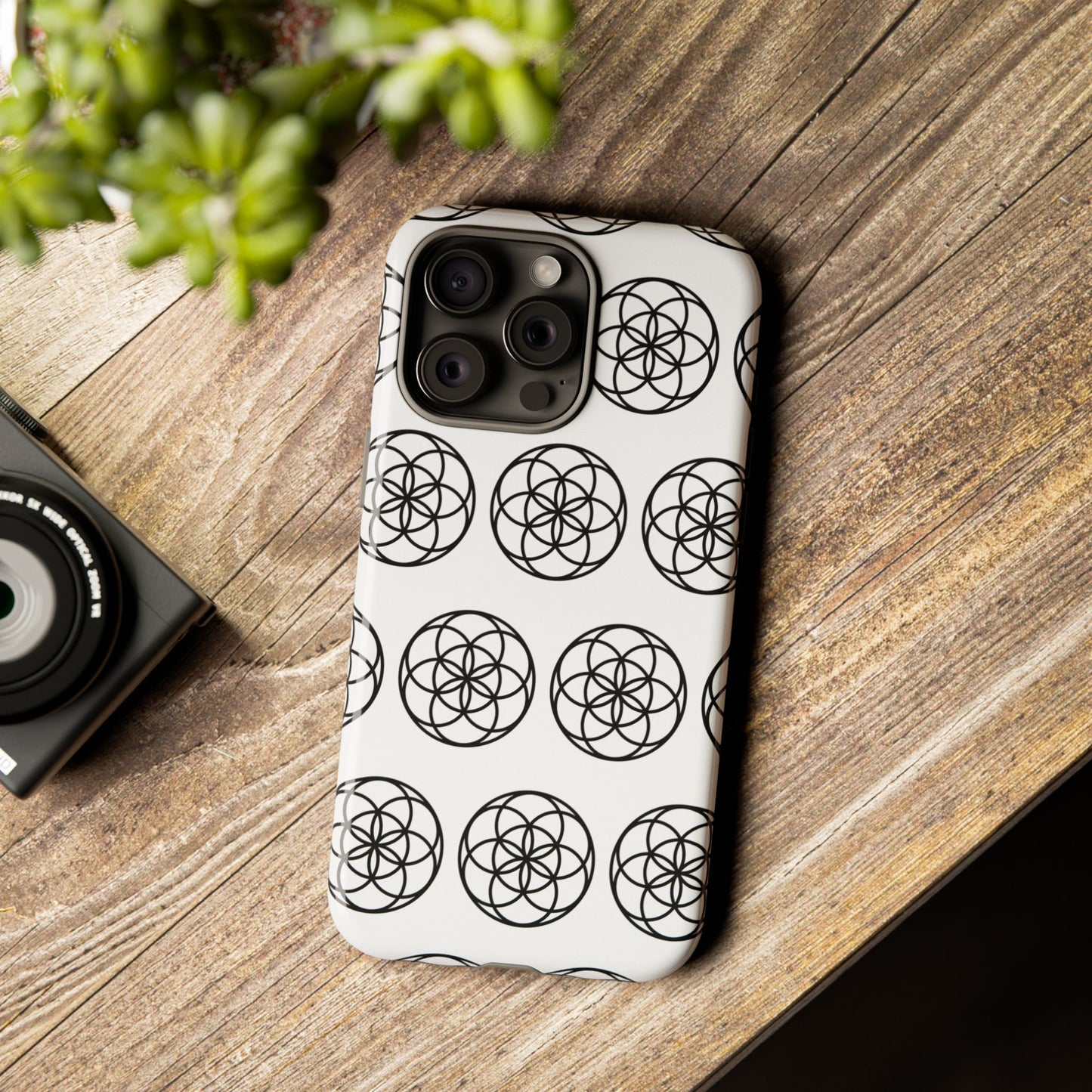 Seed Of Life Mandala Pattern Cell Phone Case