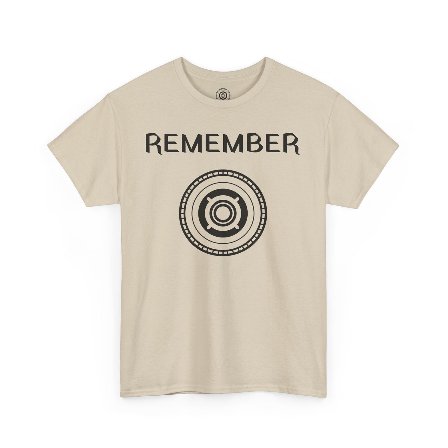 Inspirational Unisex Heavy Cotton Tee - "Remember" Graphic Shirt