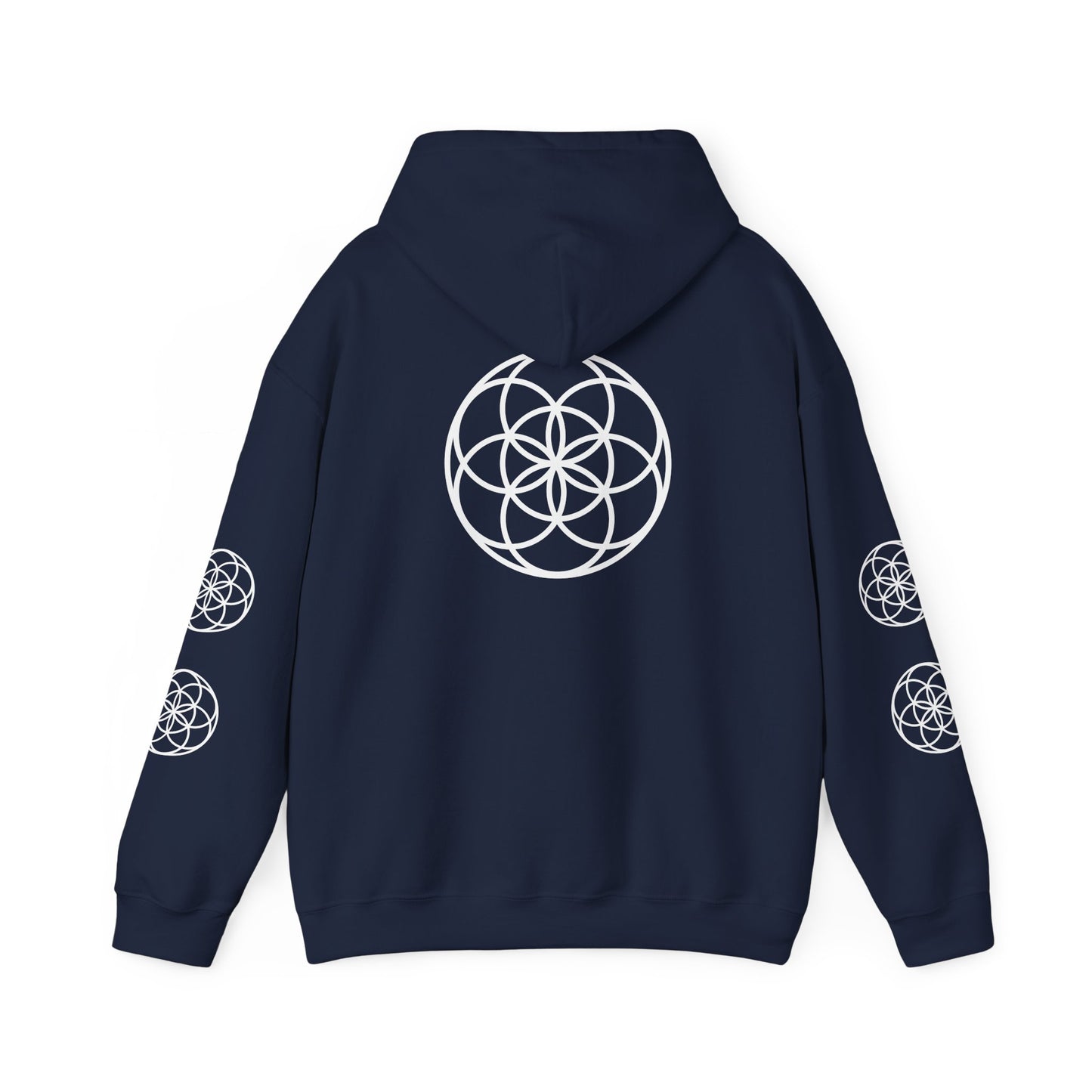 Seed of Life Mandala Hoodie All Around Print