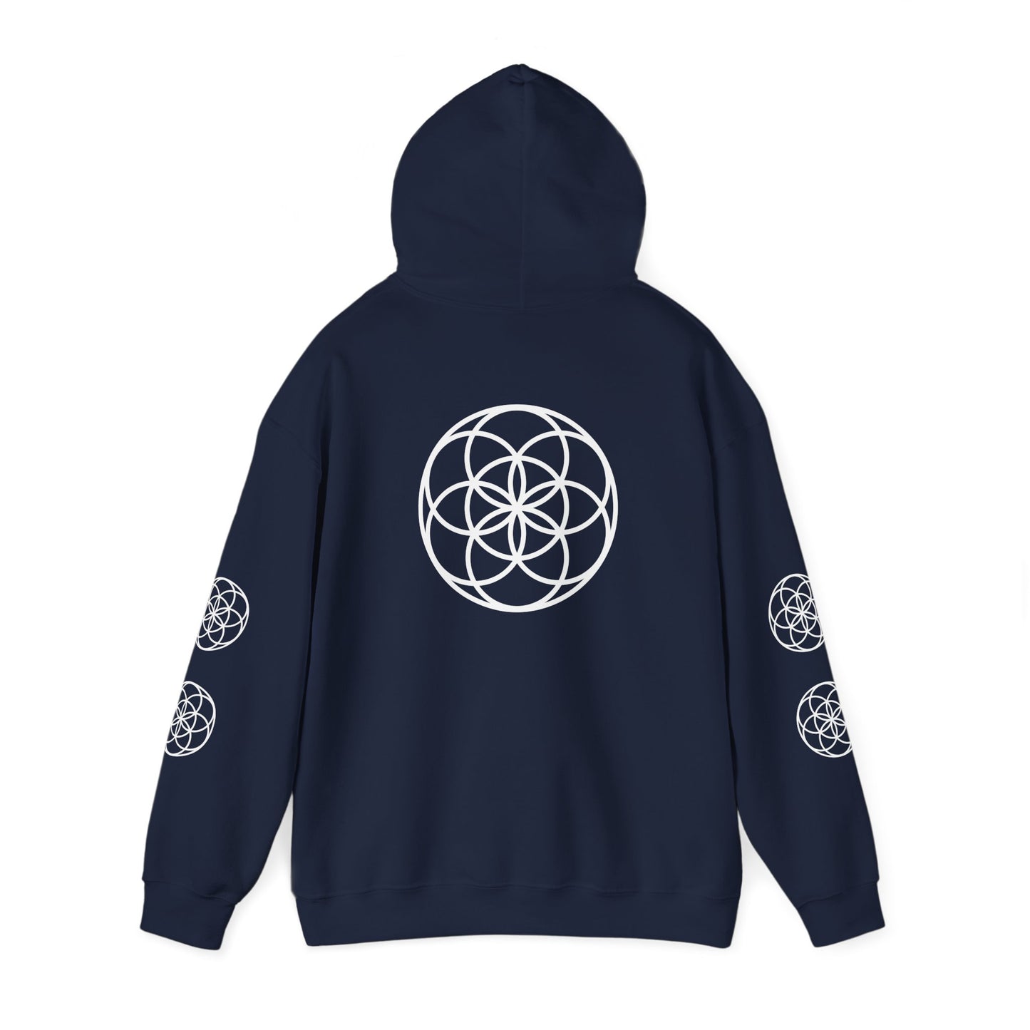 Seed of Life Mandala Hoodie All Around Print