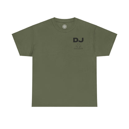 DJ and Logo on Chest Black Lettering