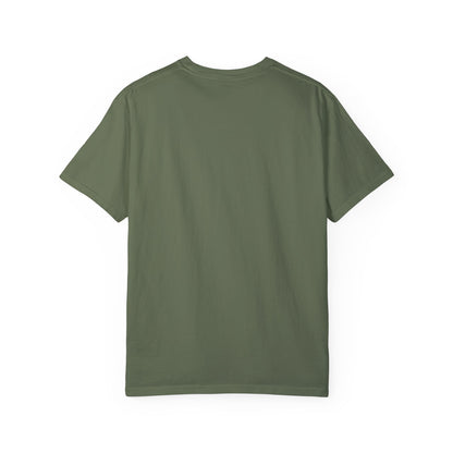 Garment-Dyed T-shirt - 'Spin, Scratch, Repeat' Fun Tee