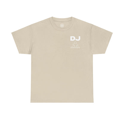 DJ And Logo On Chest White Lettering